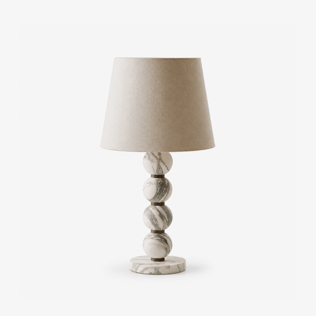 Stacked Marble Table Lamp — Table Lamp | Maison Monashee