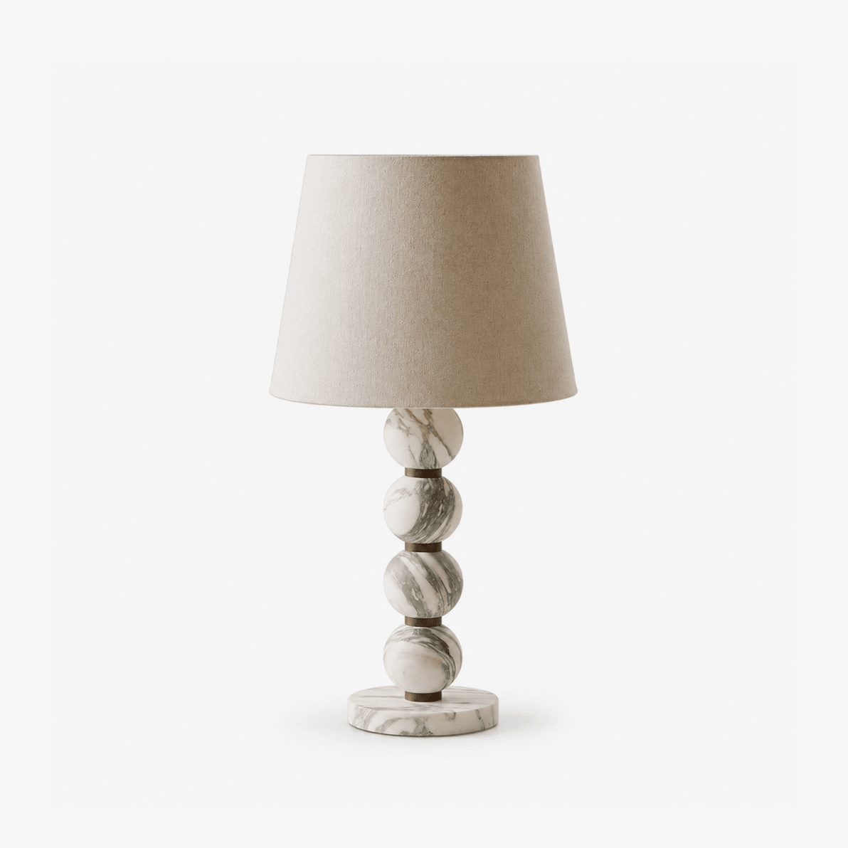 Stacked Marble Table Lamp — Table Lamp | Maison Monashee