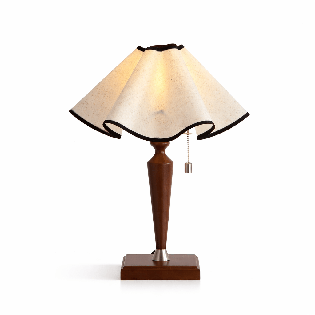 Bedside Lamp Wooden Base — Table Lamp | Maison Monashee — view 6