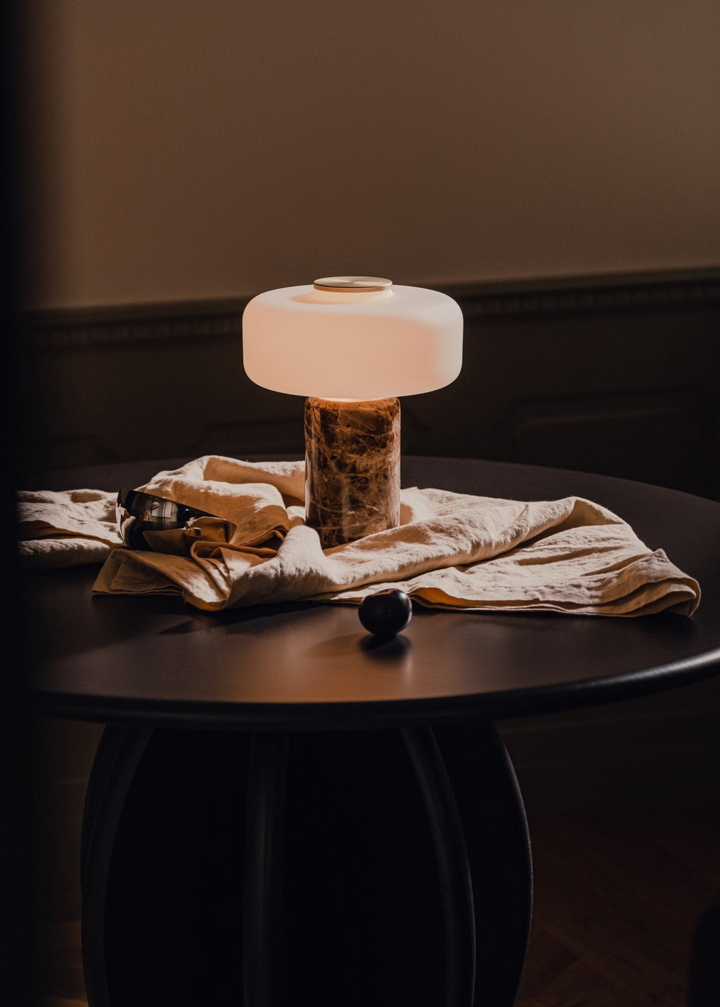 Opal Glass Table Lamp — Table Lamp | Maison Monashee — view 10