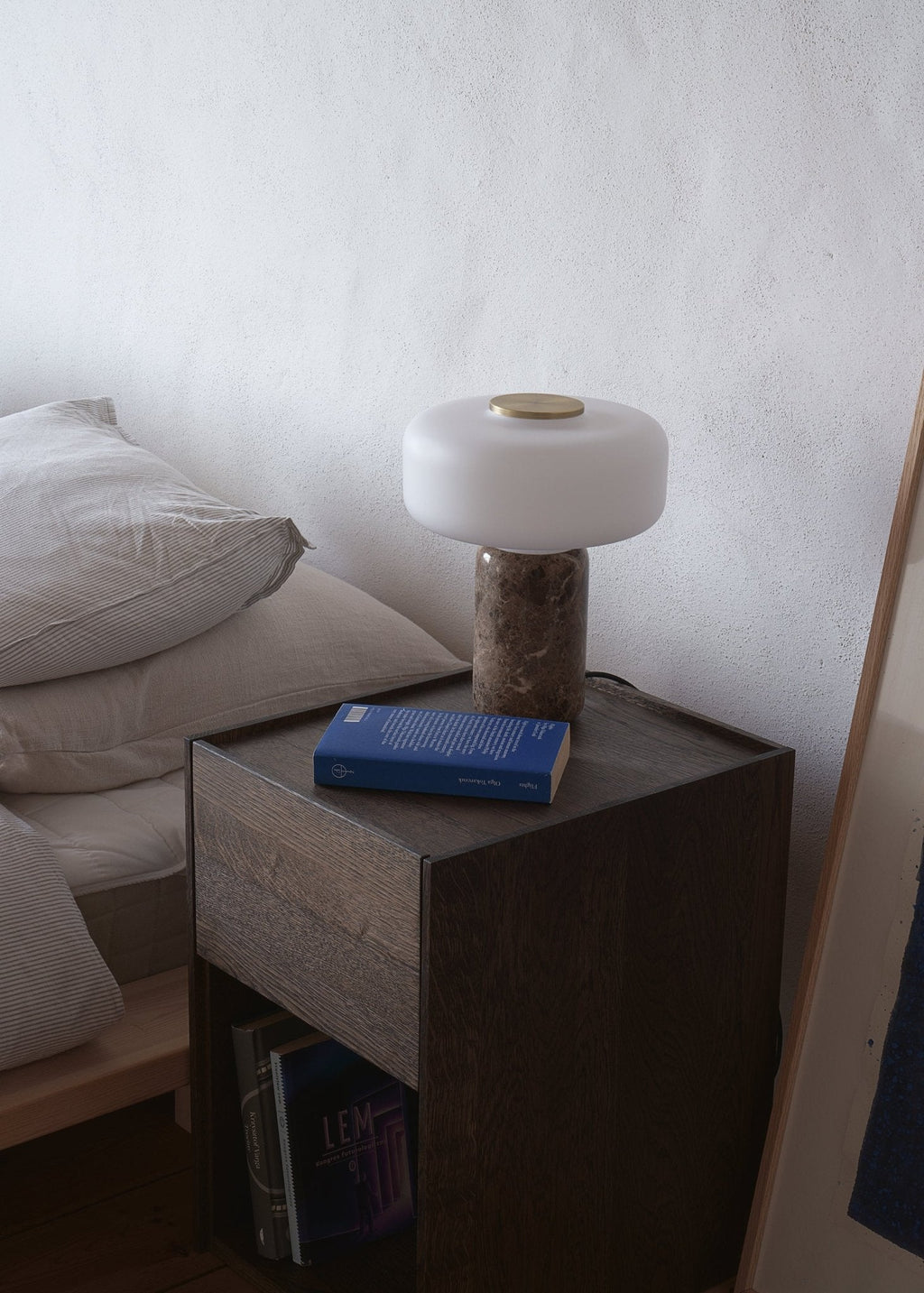 Opal Glass Table Lamp — Table Lamp | Maison Monashee — view 14