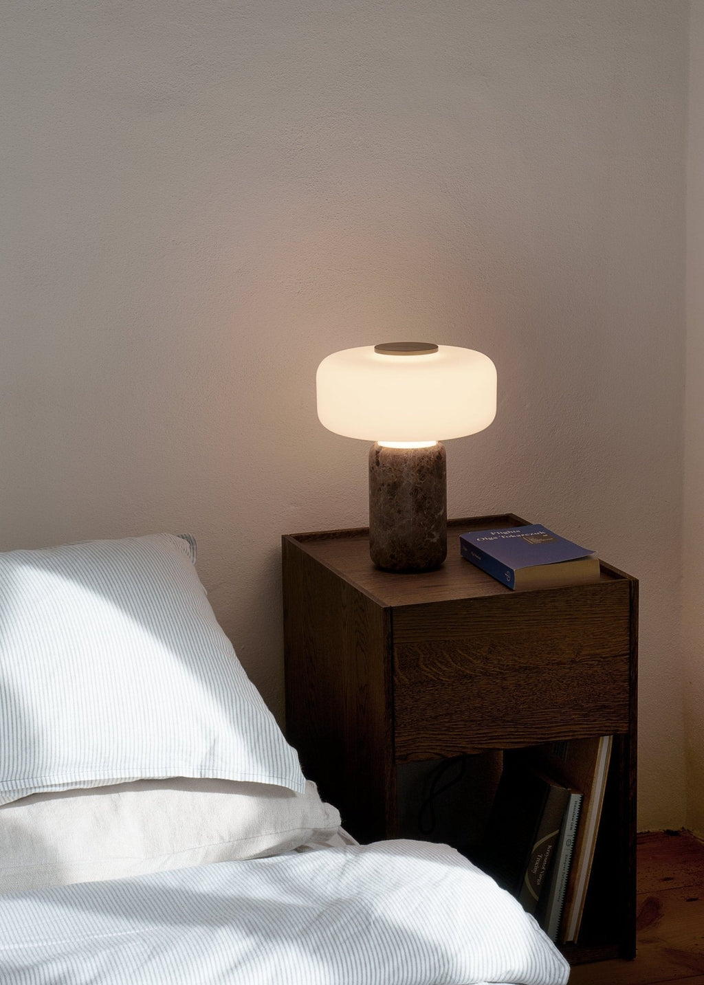 Opal Glass Table Lamp — Table Lamp | Maison Monashee — view 16