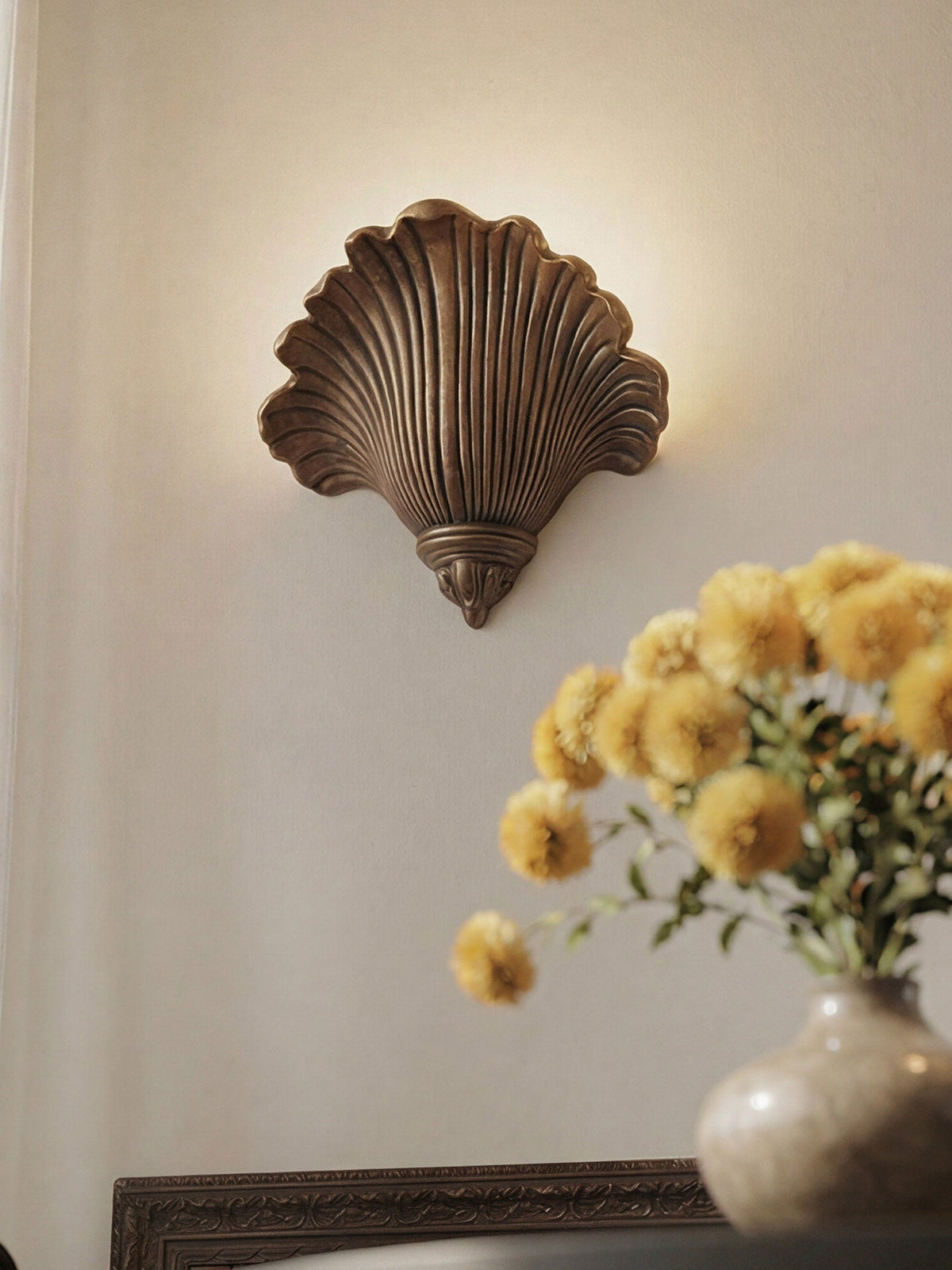 Shell Wall Sconce — Wall Sconce | Maison Monashee — view 5