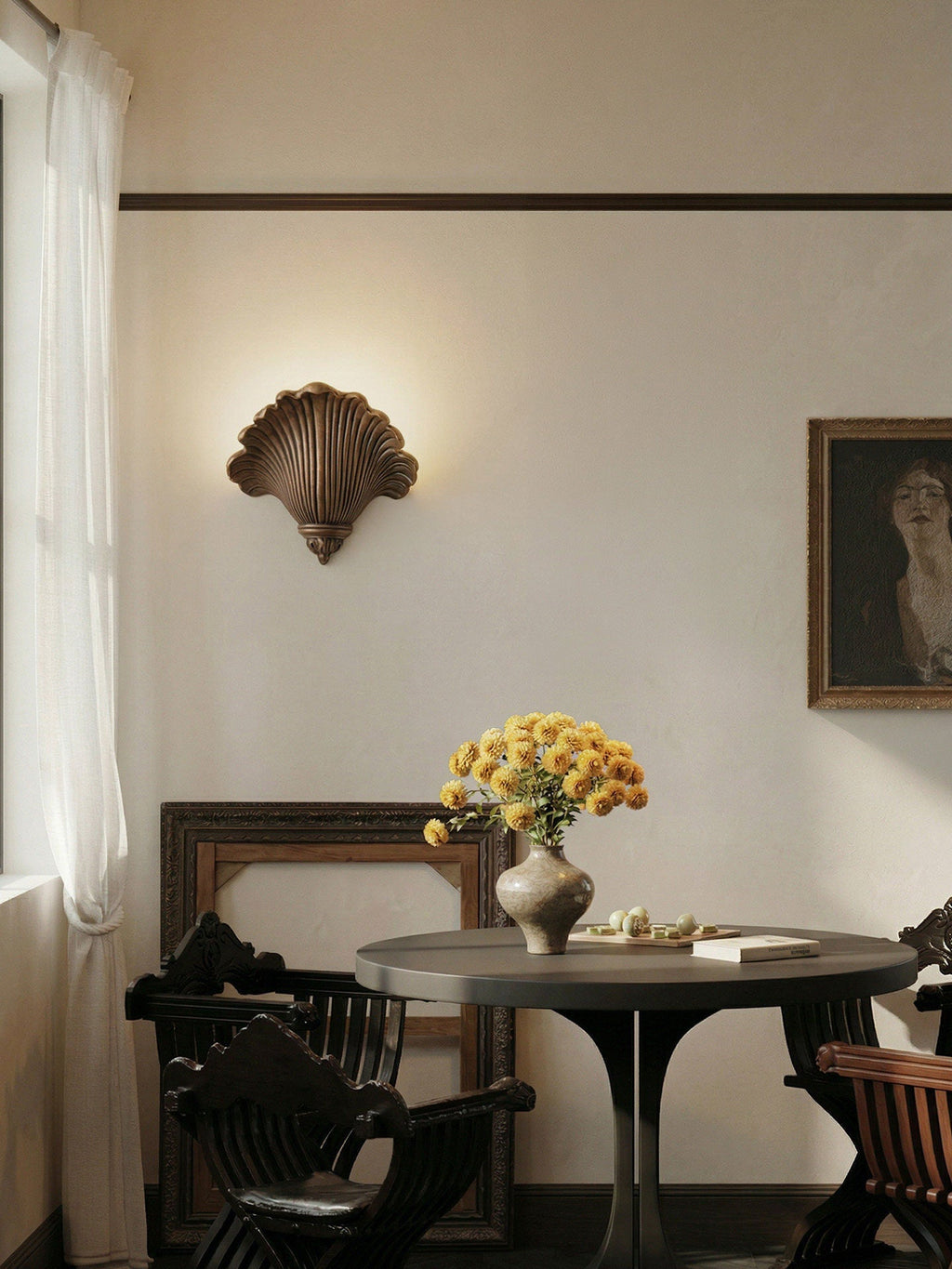 Shell Wall Sconce — Wall Sconce | Maison Monashee — view 4