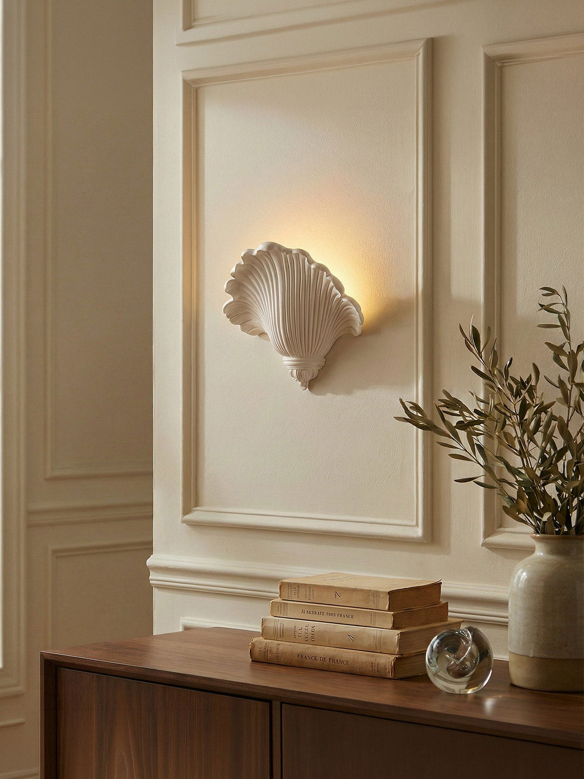 Shell Wall Sconce — Wall Sconce | Maison Monashee — view 14