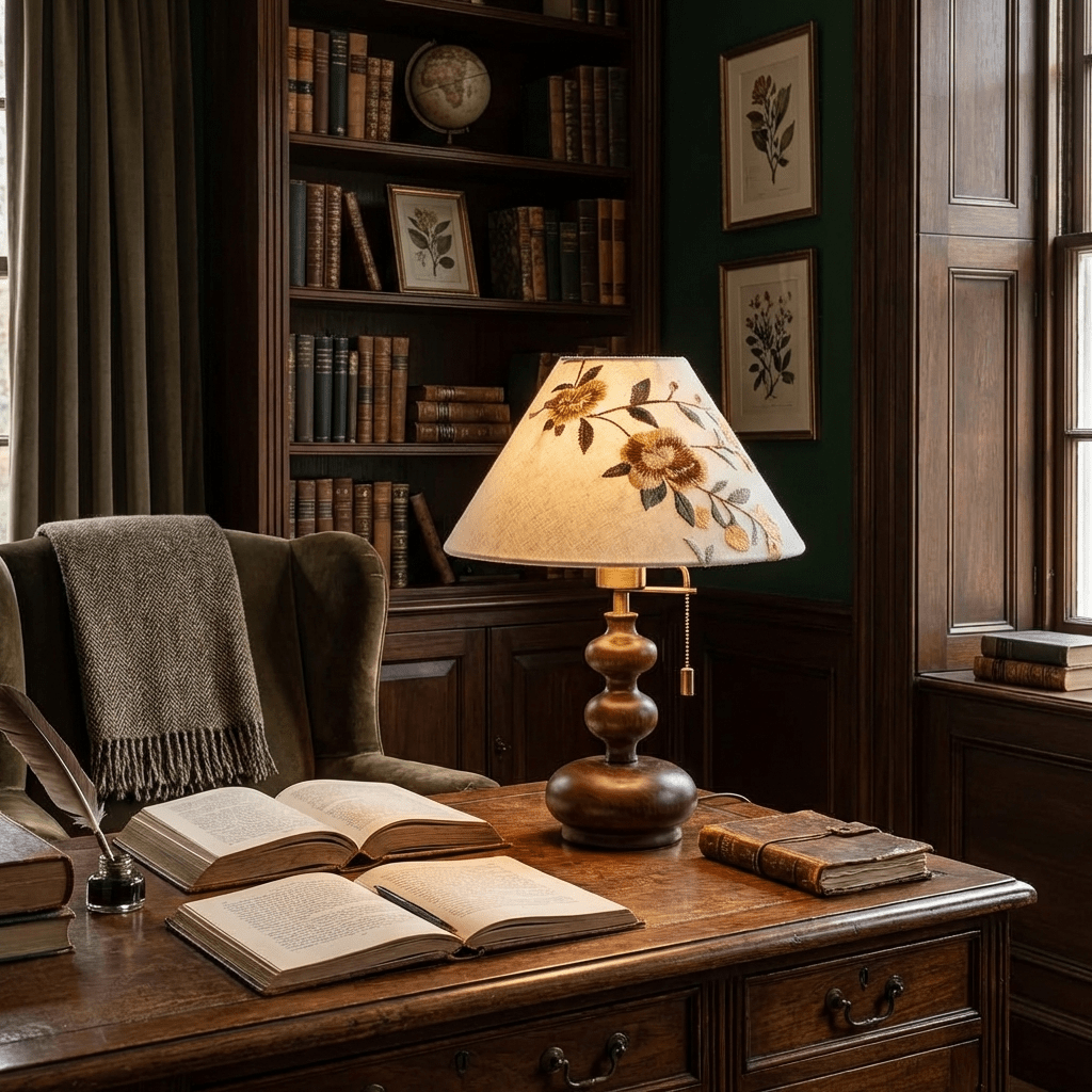 Wooden Bedside Lamp — Table Lamp | Maison Monashee — view 11