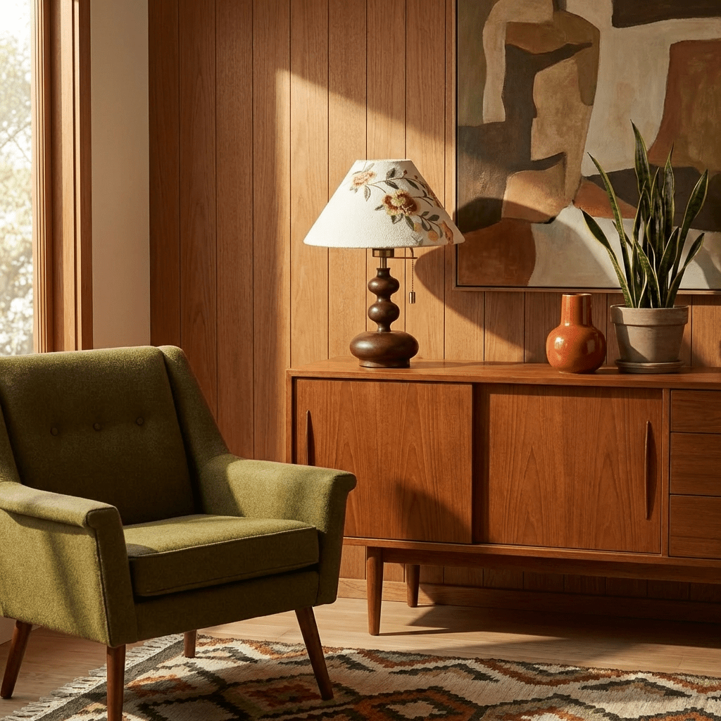 Wooden Bedside Lamp — Table Lamp | Maison Monashee — view 3