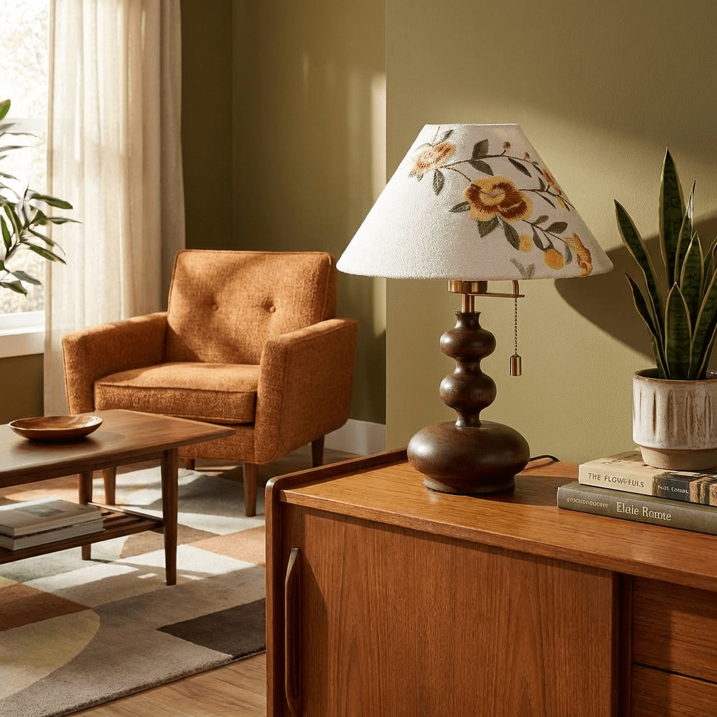 Wooden Bedside Lamp — Table Lamp | Maison Monashee — view 6