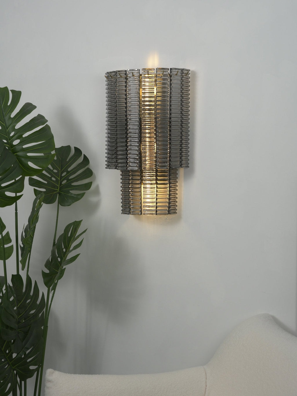 Gold and Glass Wall Sconce — Wall Sconce | Maison Monashee — view 3