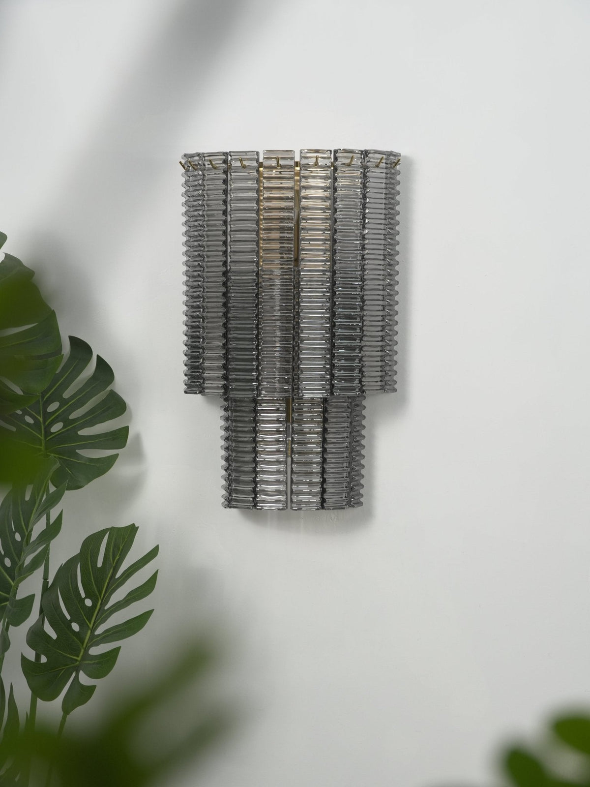 Gold and Glass Wall Sconce — Wall Sconce | Maison Monashee — view 6