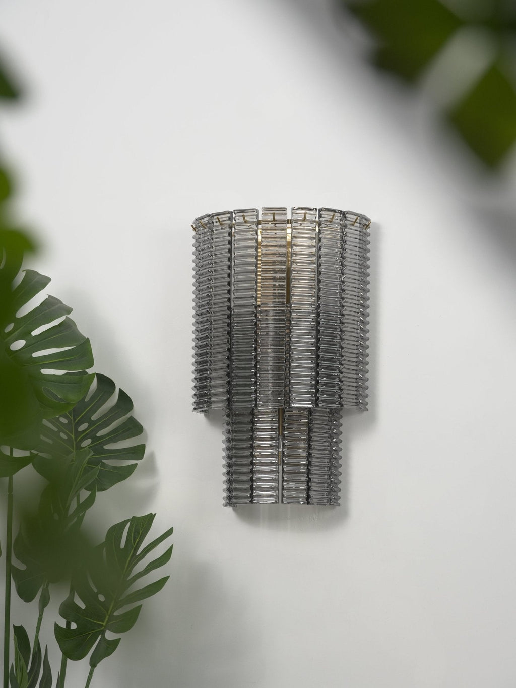 Gold and Glass Wall Sconce — Wall Sconce | Maison Monashee — view 4