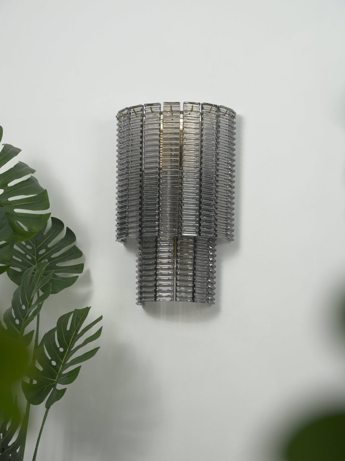 Gold and Glass Wall Sconce — Wall Sconce | Maison Monashee — view 9