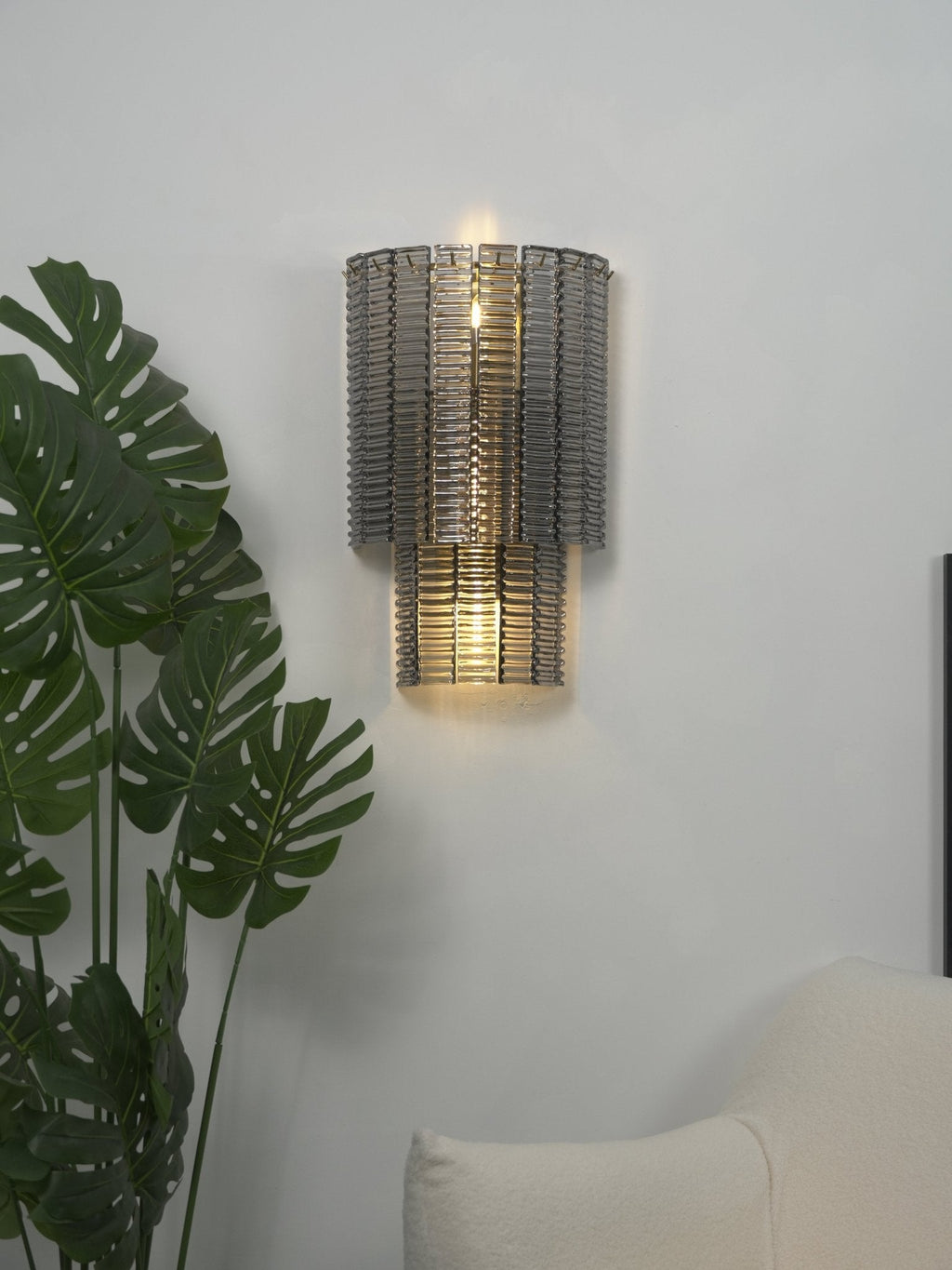 Gold and Glass Wall Sconce — Wall Sconce | Maison Monashee — view 16