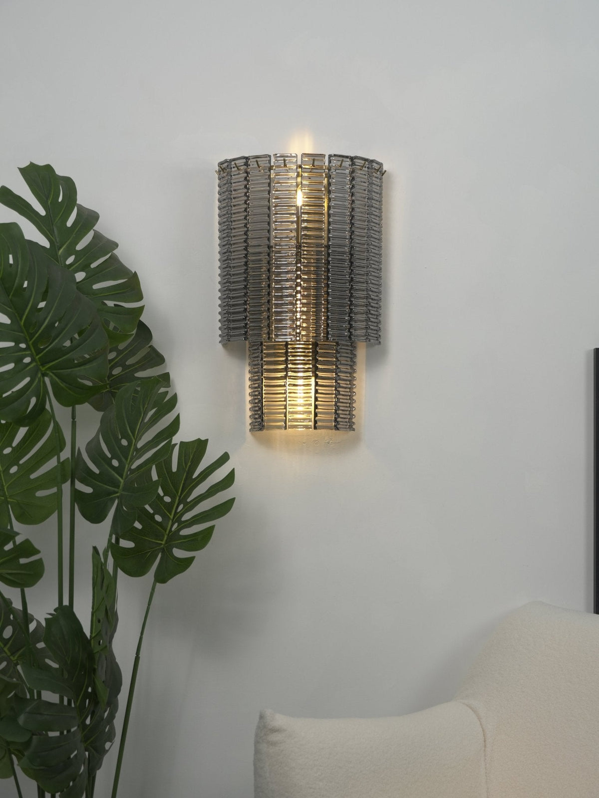 Gold and Glass Wall Sconce — Wall Sconce | Maison Monashee — view 16