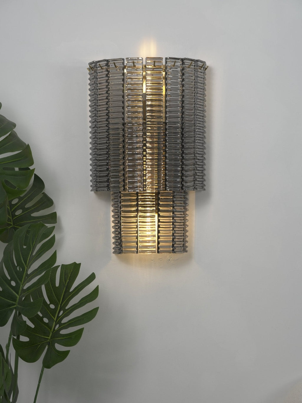 Gold and Glass Wall Sconce — Wall Sconce | Maison Monashee — view 18