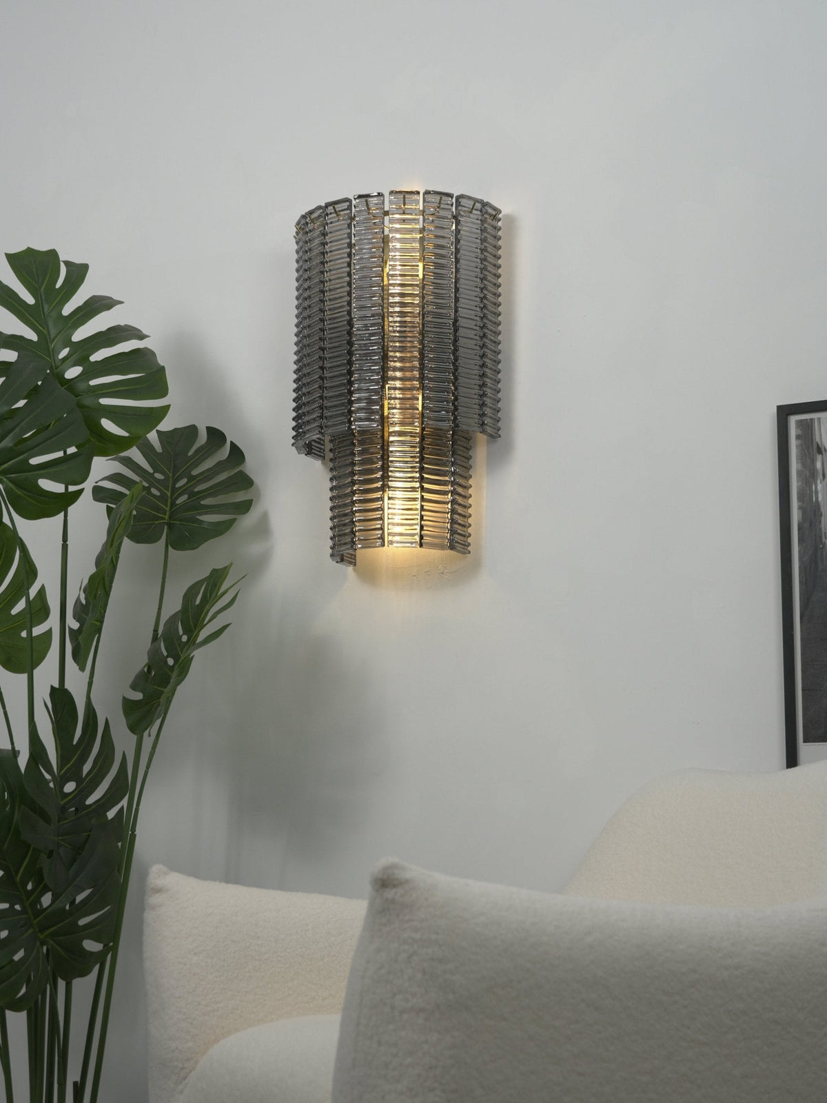 Gold and Glass Wall Sconce — Wall Sconce | Maison Monashee — view 19