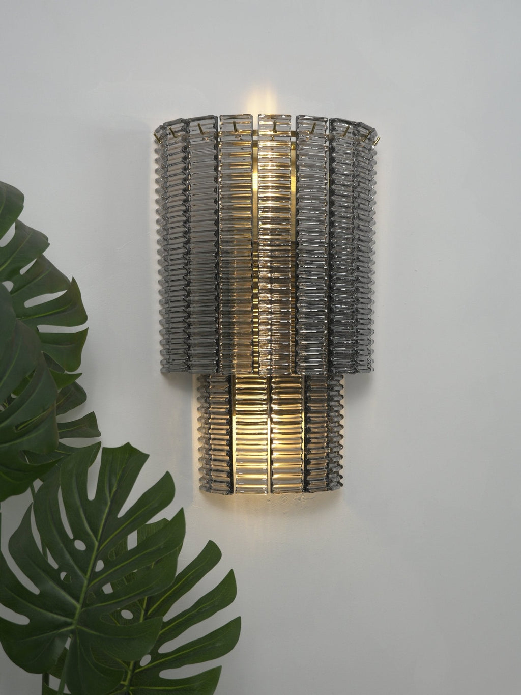 Gold and Glass Wall Sconce — Wall Sconce | Maison Monashee — view 21