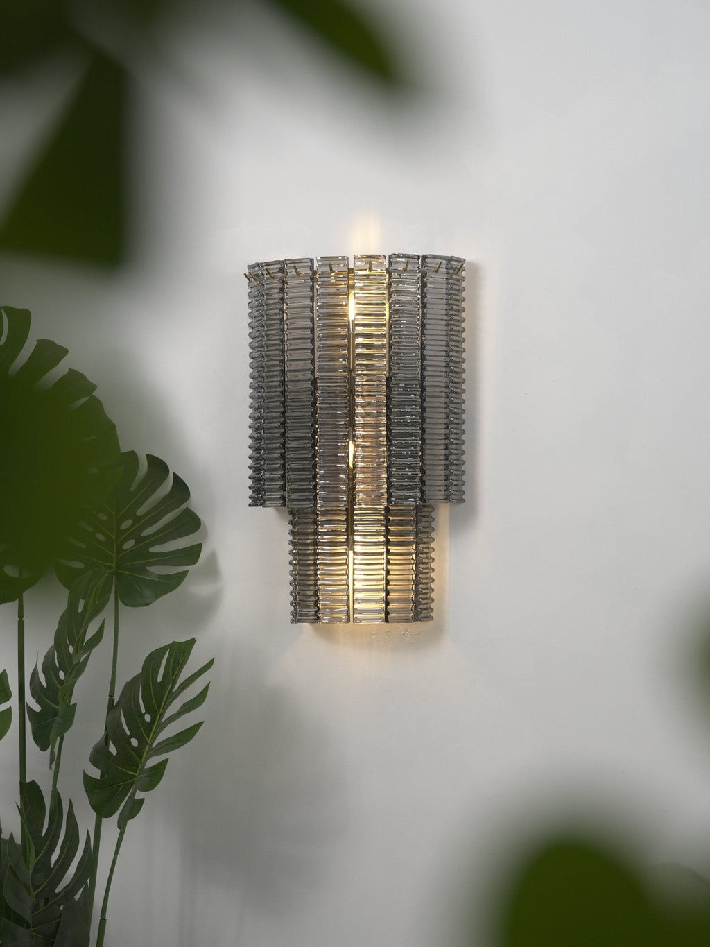 Gold and Glass Wall Sconce — Wall Sconce | Maison Monashee — view 22