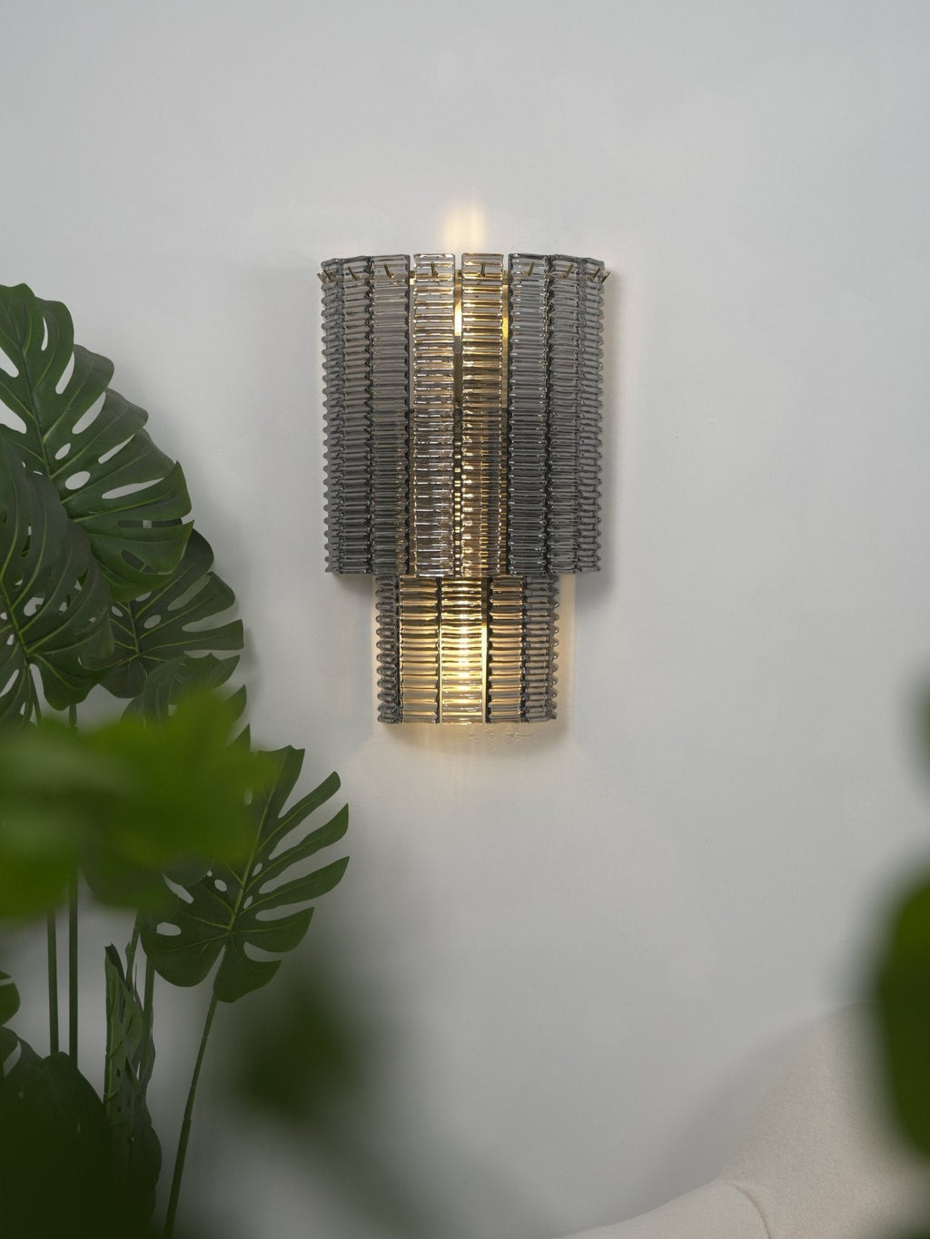 Gold and Glass Wall Sconce — Wall Sconce | Maison Monashee — view 20