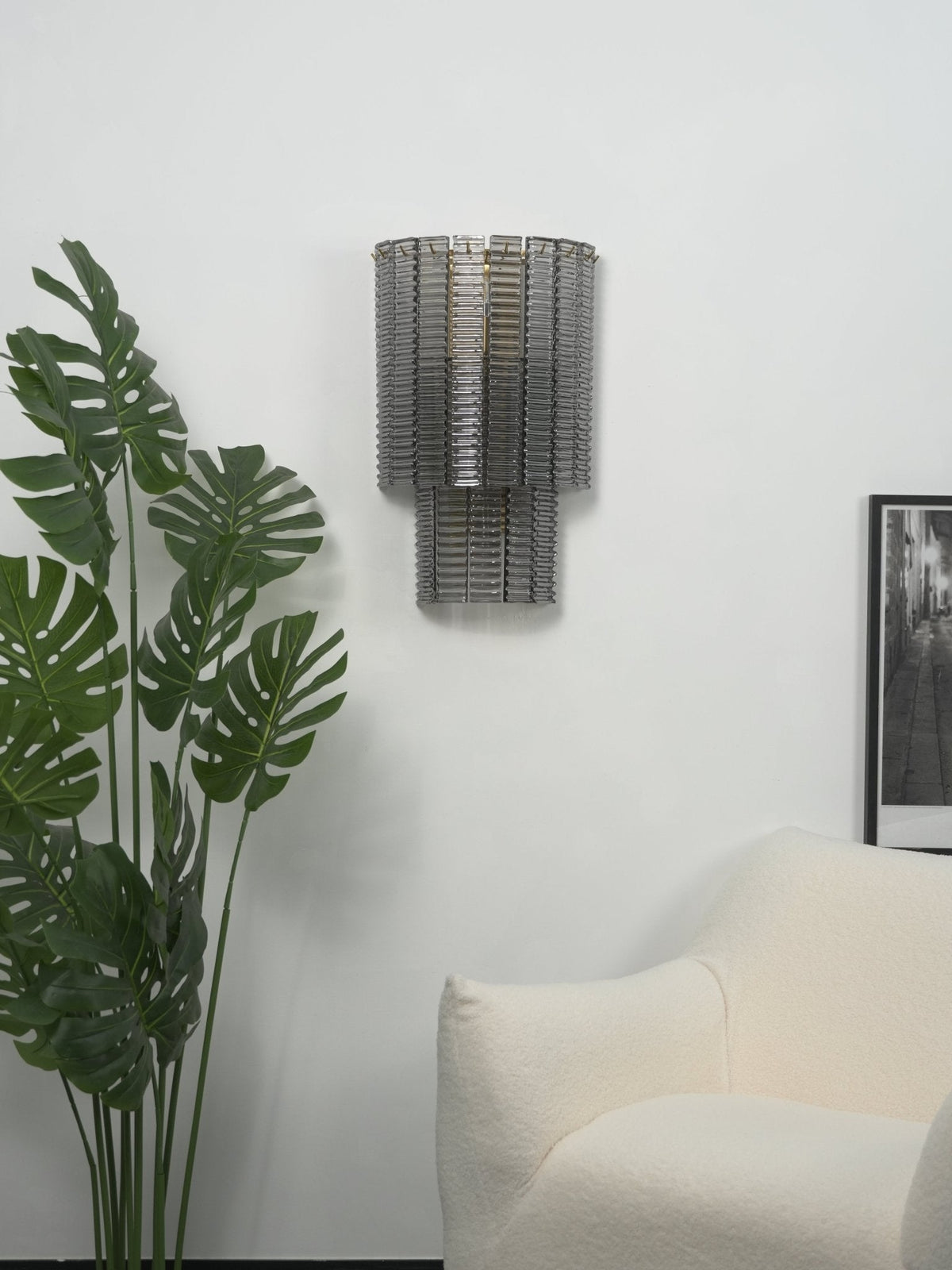 Gold and Glass Wall Sconce — Wall Sconce | Maison Monashee — view 5