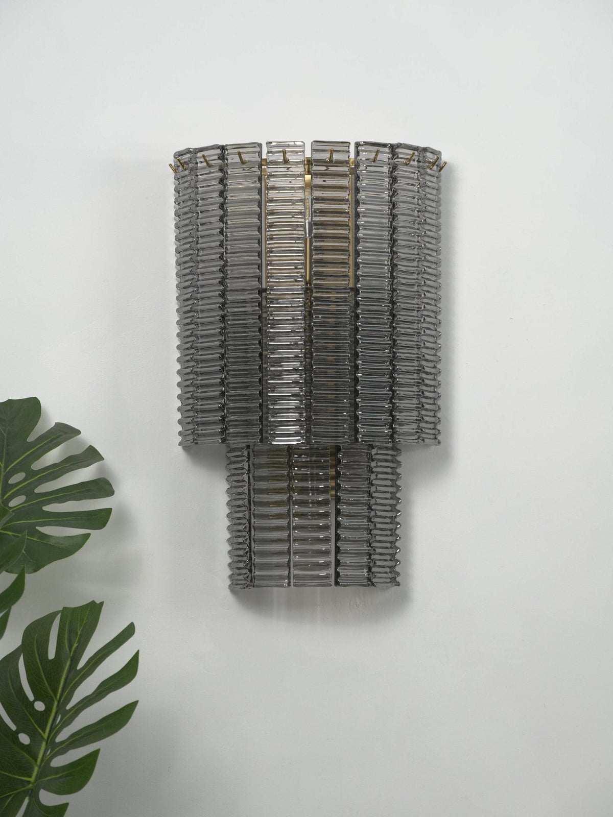 Gold and Glass Wall Sconce — Wall Sconce | Maison Monashee — view 10