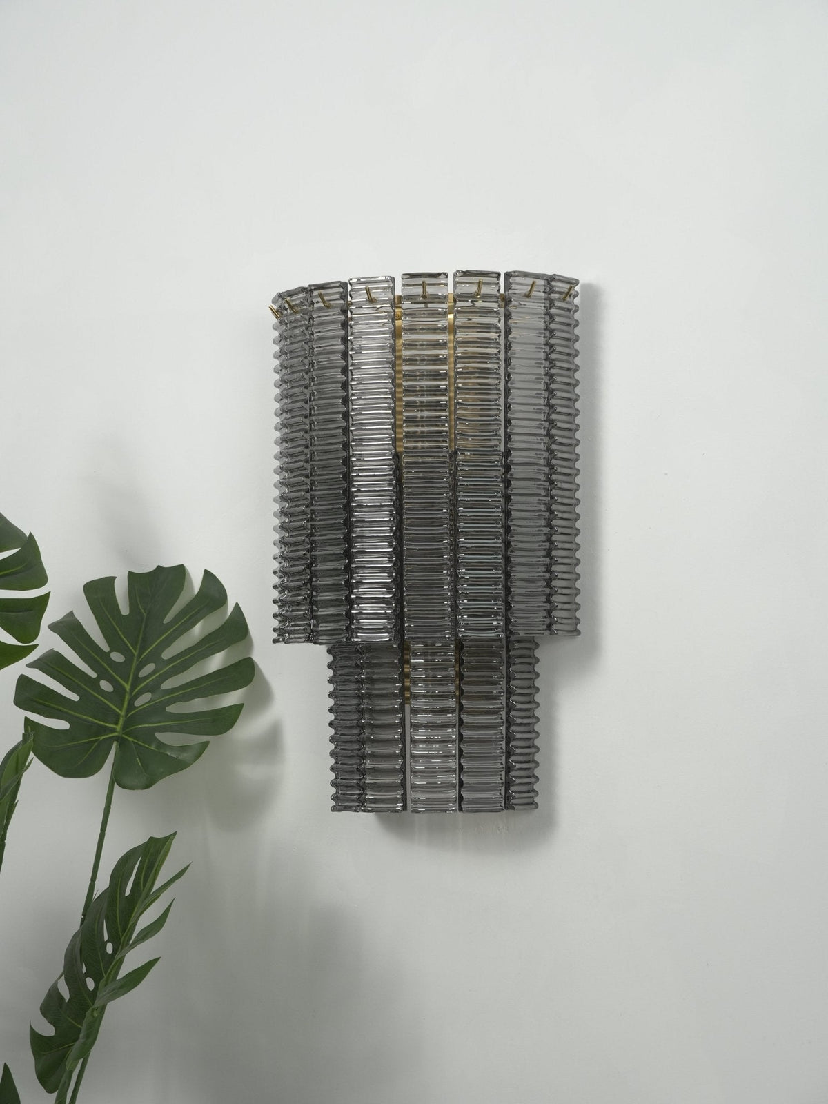 Gold and Glass Wall Sconce — Wall Sconce | Maison Monashee — view 15