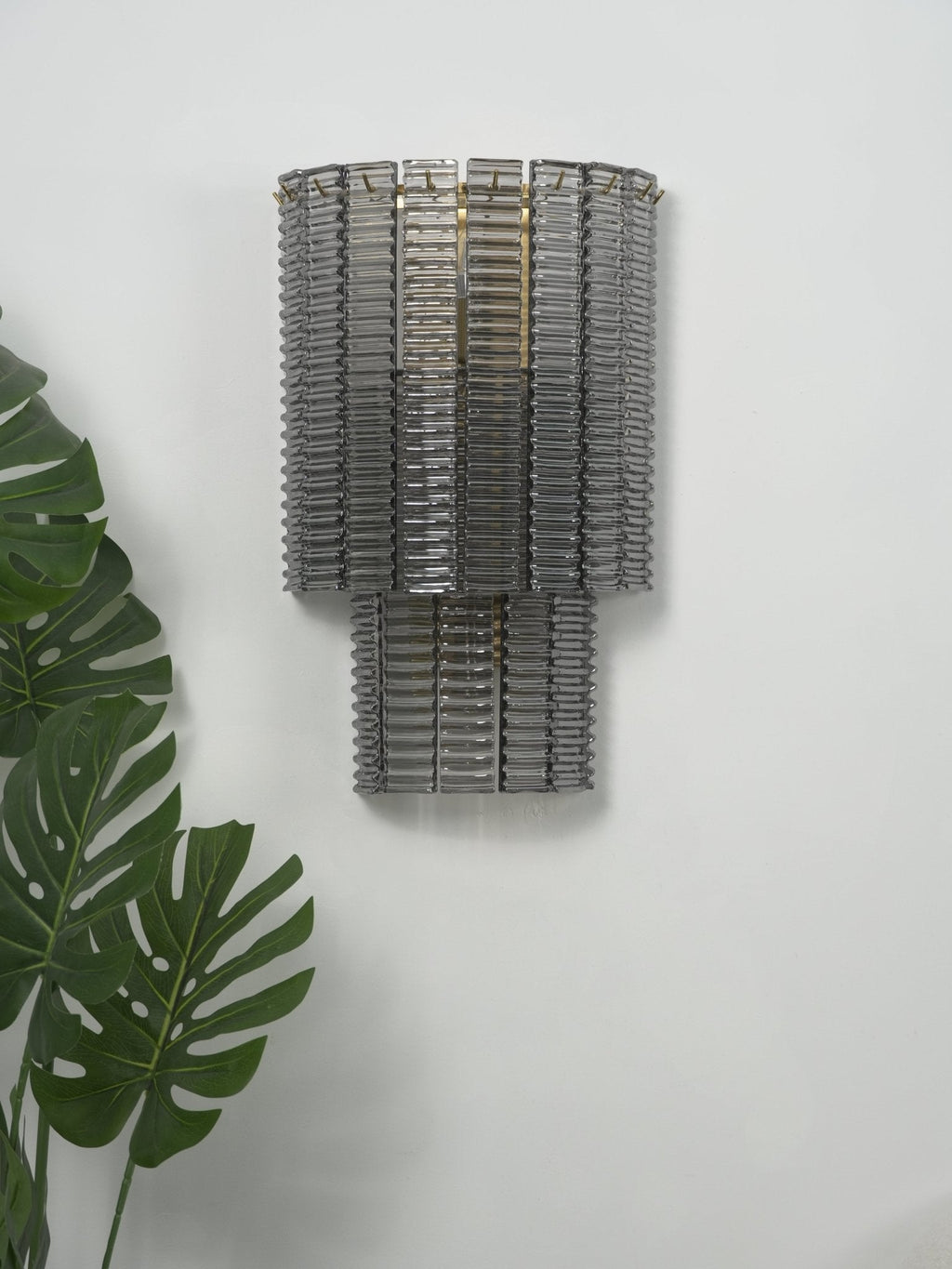 Gold and Glass Wall Sconce — Wall Sconce | Maison Monashee — view 11
