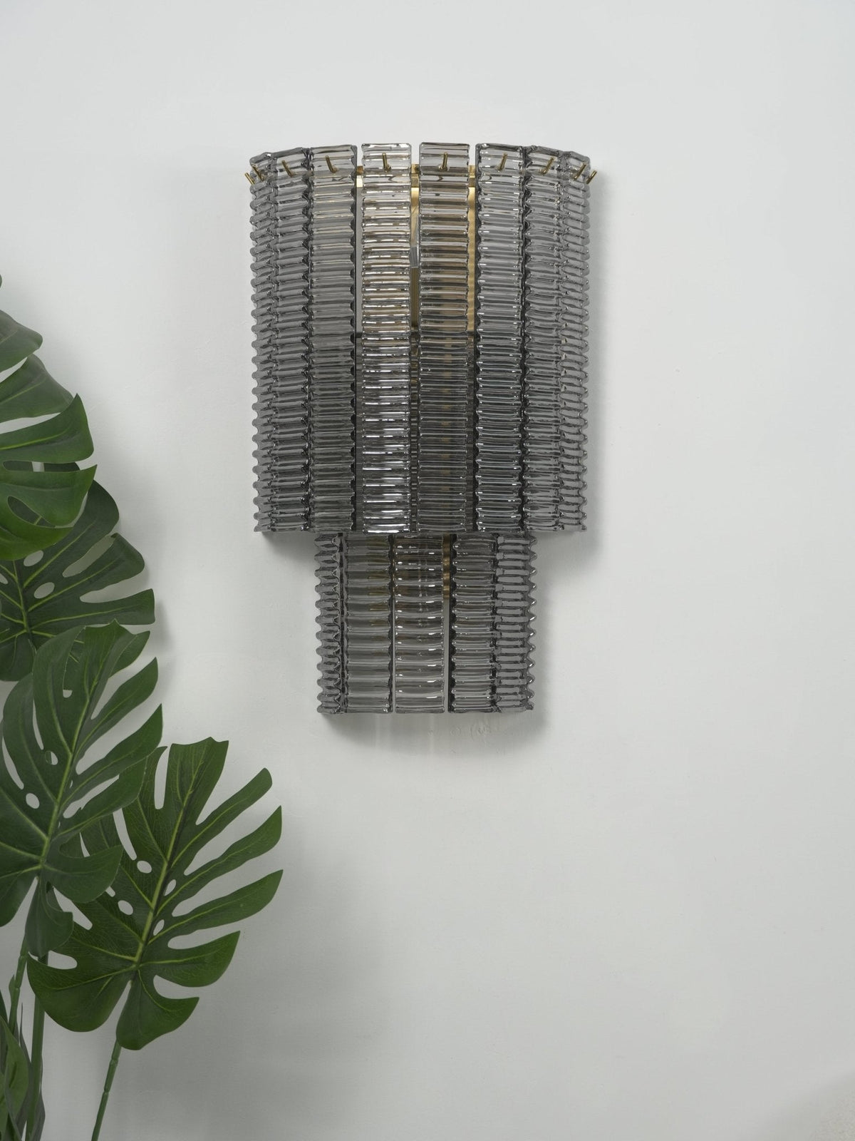 Gold and Glass Wall Sconce — Wall Sconce | Maison Monashee — view 11