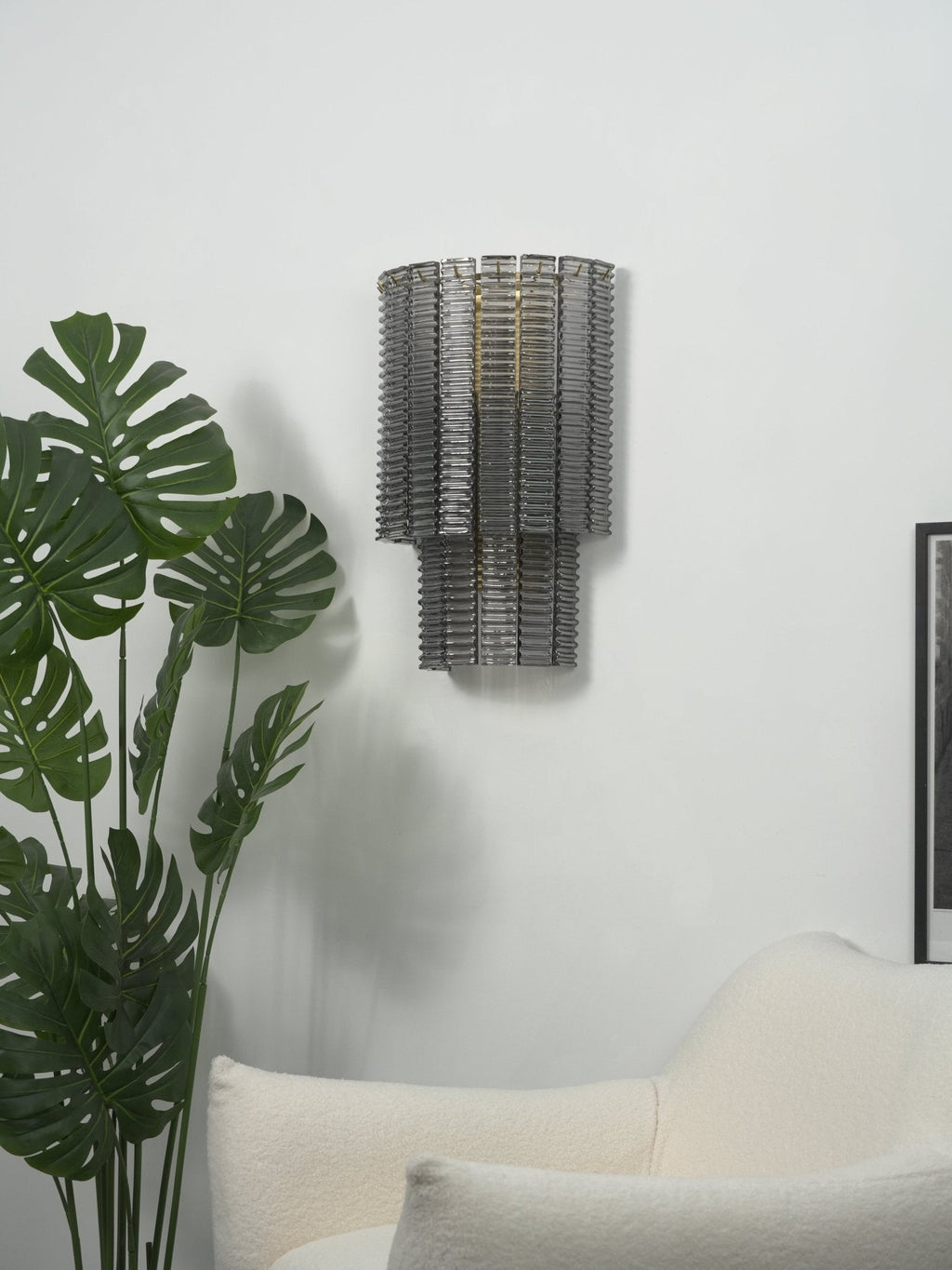Gold and Glass Wall Sconce — Wall Sconce | Maison Monashee — view 12