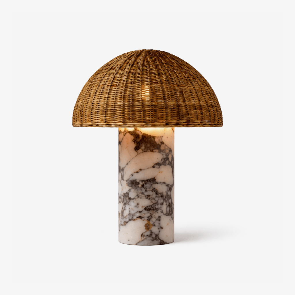 Woven Rattan Table Lamp — Table Lamp | Maison Monashee