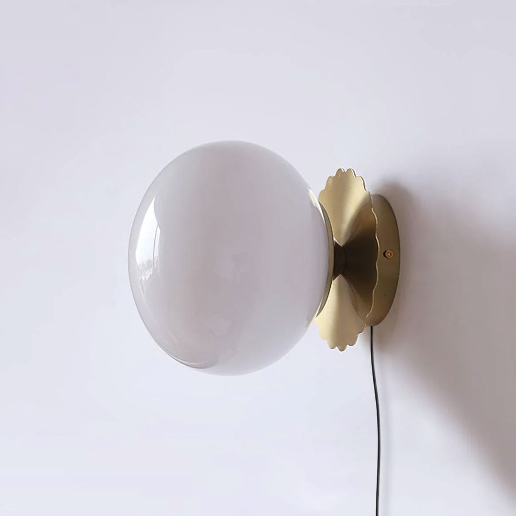 Plug-In Glass Wall Sconce — Wall Sconce | Maison Monashee — view 15