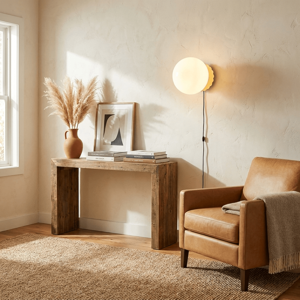 Plug-In Glass Wall Sconce — Wall Sconce | Maison Monashee — view 5