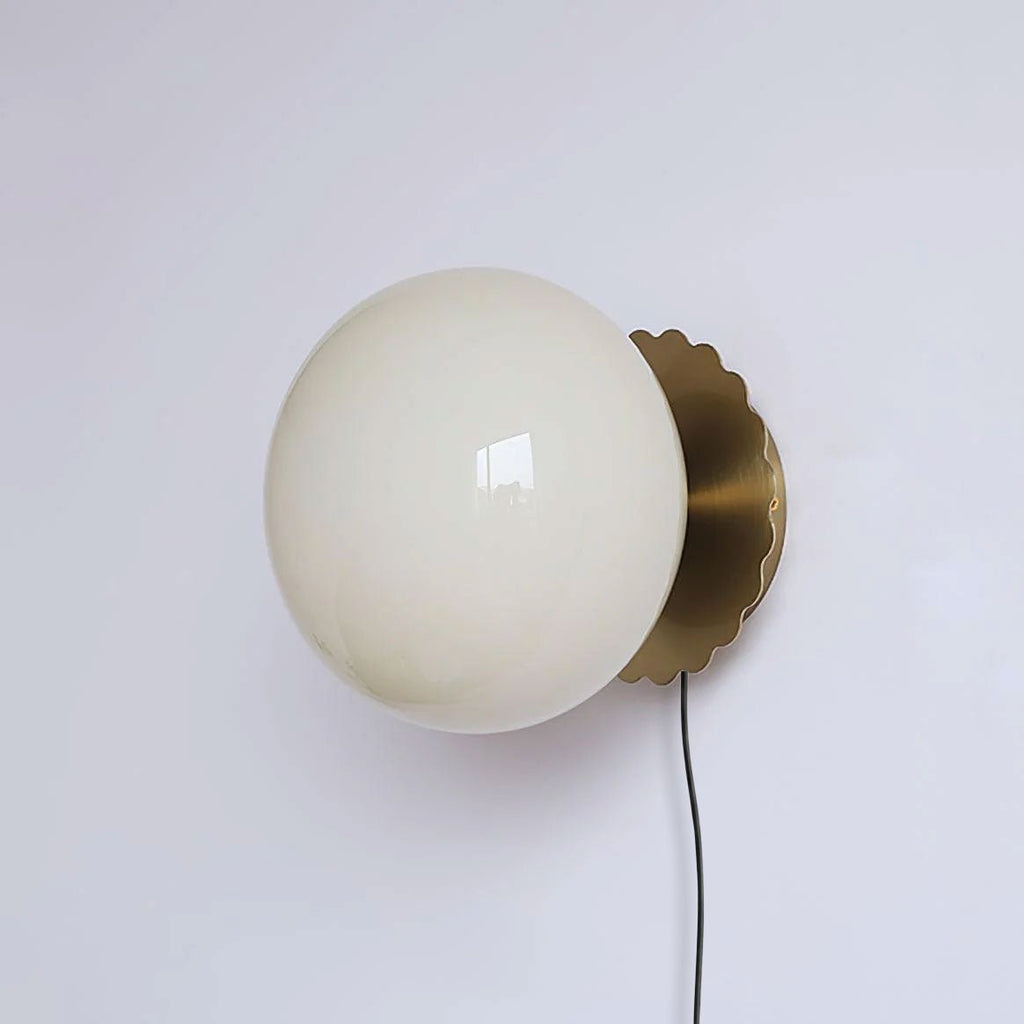 Plug-In Glass Wall Sconce — Wall Sconce | Maison Monashee — view 11