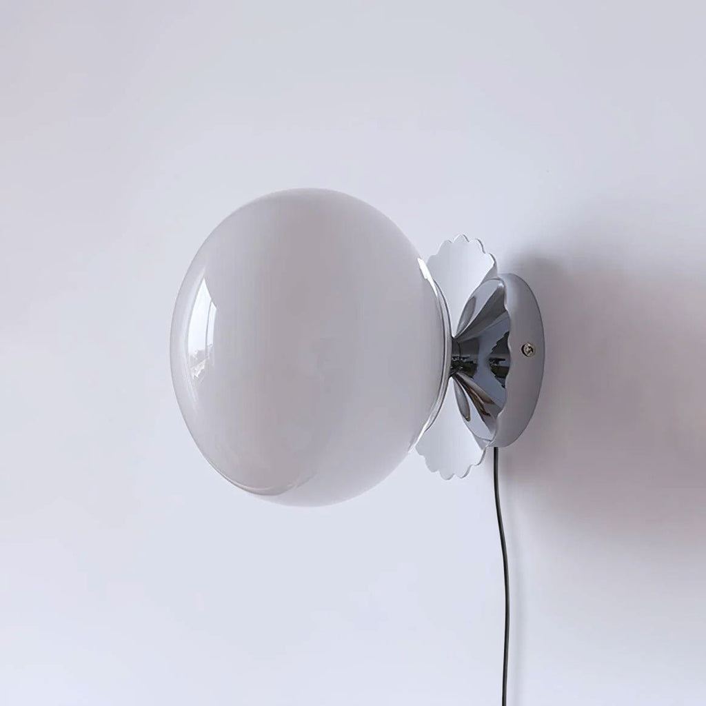 Plug-In Glass Wall Sconce — Wall Sconce | Maison Monashee — view 13