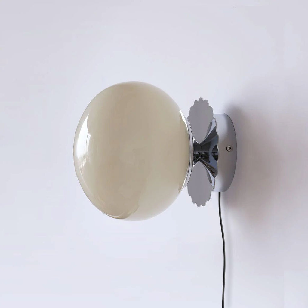 Plug-In Glass Wall Sconce — Wall Sconce | Maison Monashee — view 12