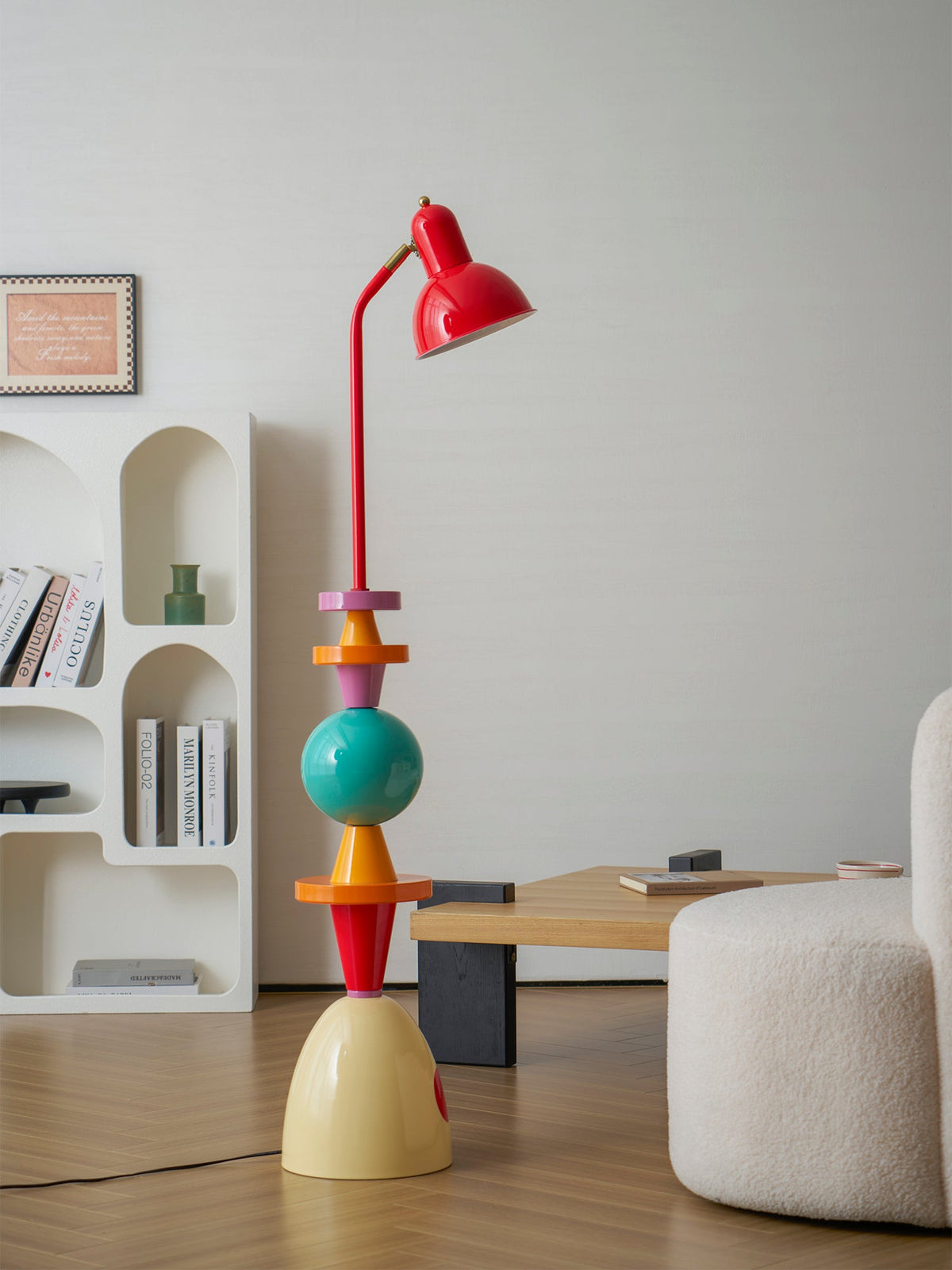 Modern Floor Lamp with Table — Floor Lamp | Maison Monashee — view 28