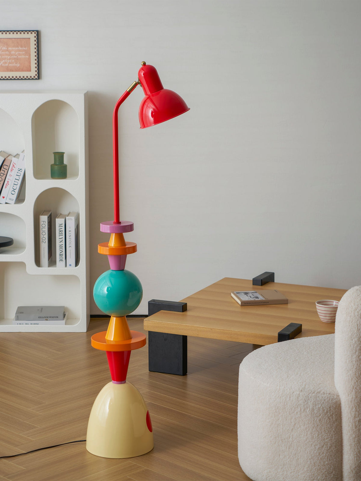 Modern Floor Lamp with Table — Floor Lamp | Maison Monashee — view 27