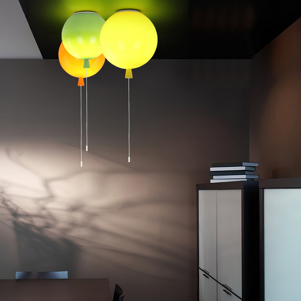 Pink Glass Ceiling Light — Ceiling Light | Maison Monashee — view 3