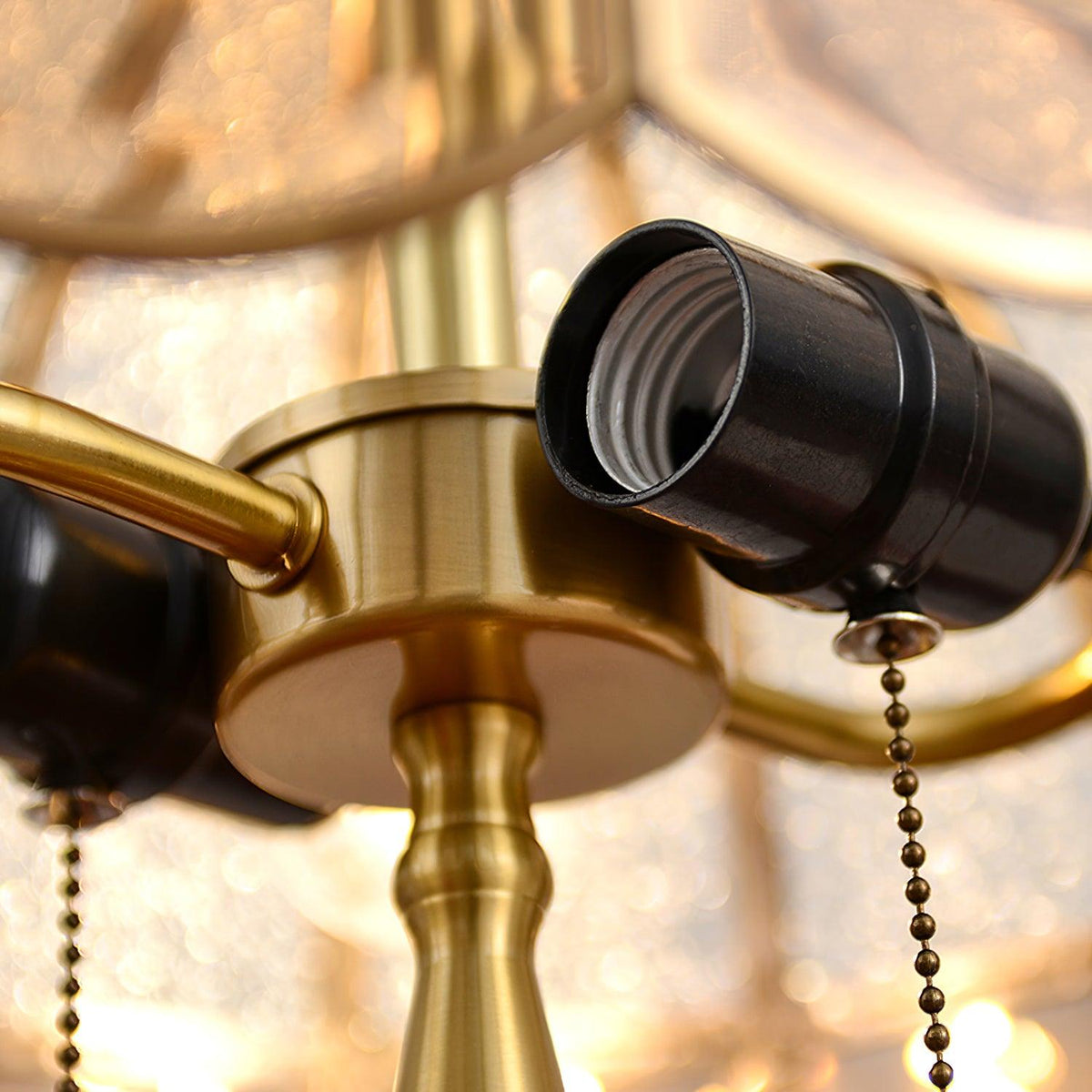 Glass Gold Table Lamp — Table Lamp | Maison Monashee — view 13