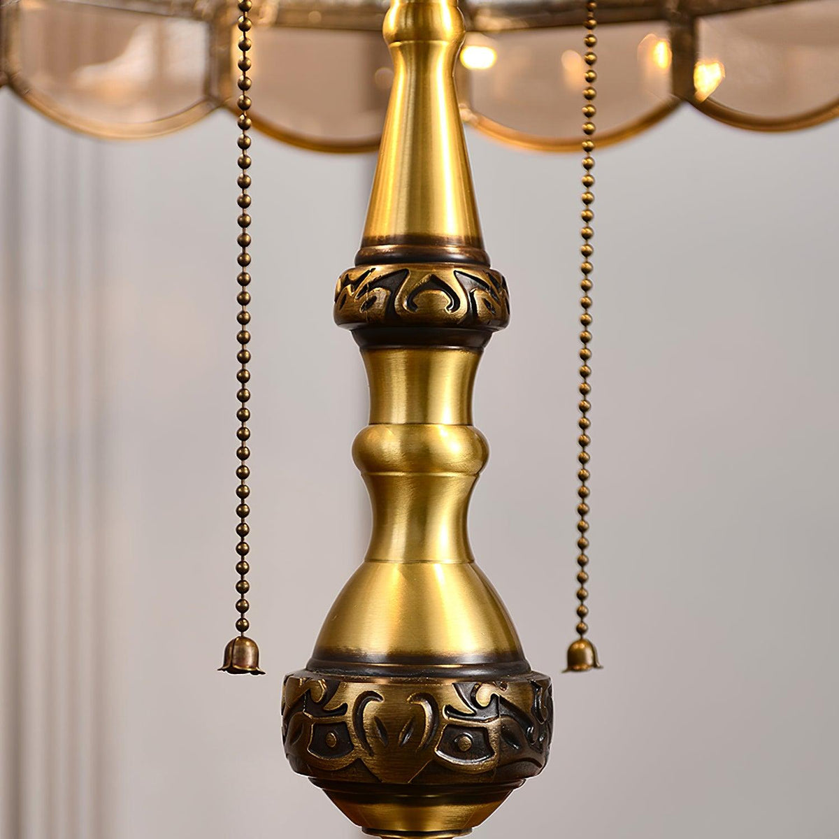 Glass Gold Table Lamp — Table Lamp | Maison Monashee — view 14