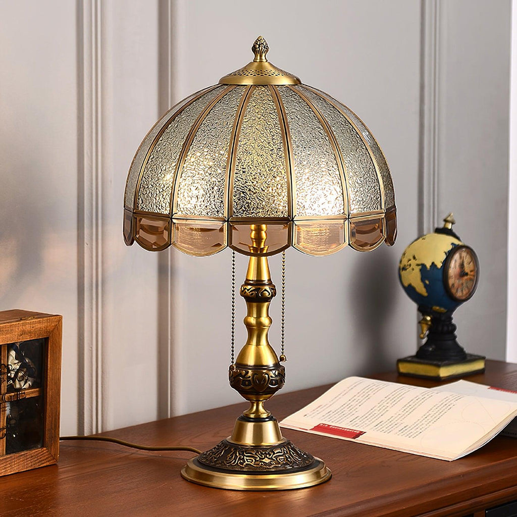 Glass Gold Table Lamp — Table Lamp | Maison Monashee — view 4