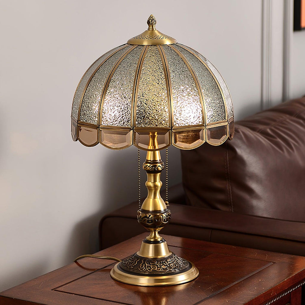 Glass Gold Table Lamp — Table Lamp | Maison Monashee — view 7
