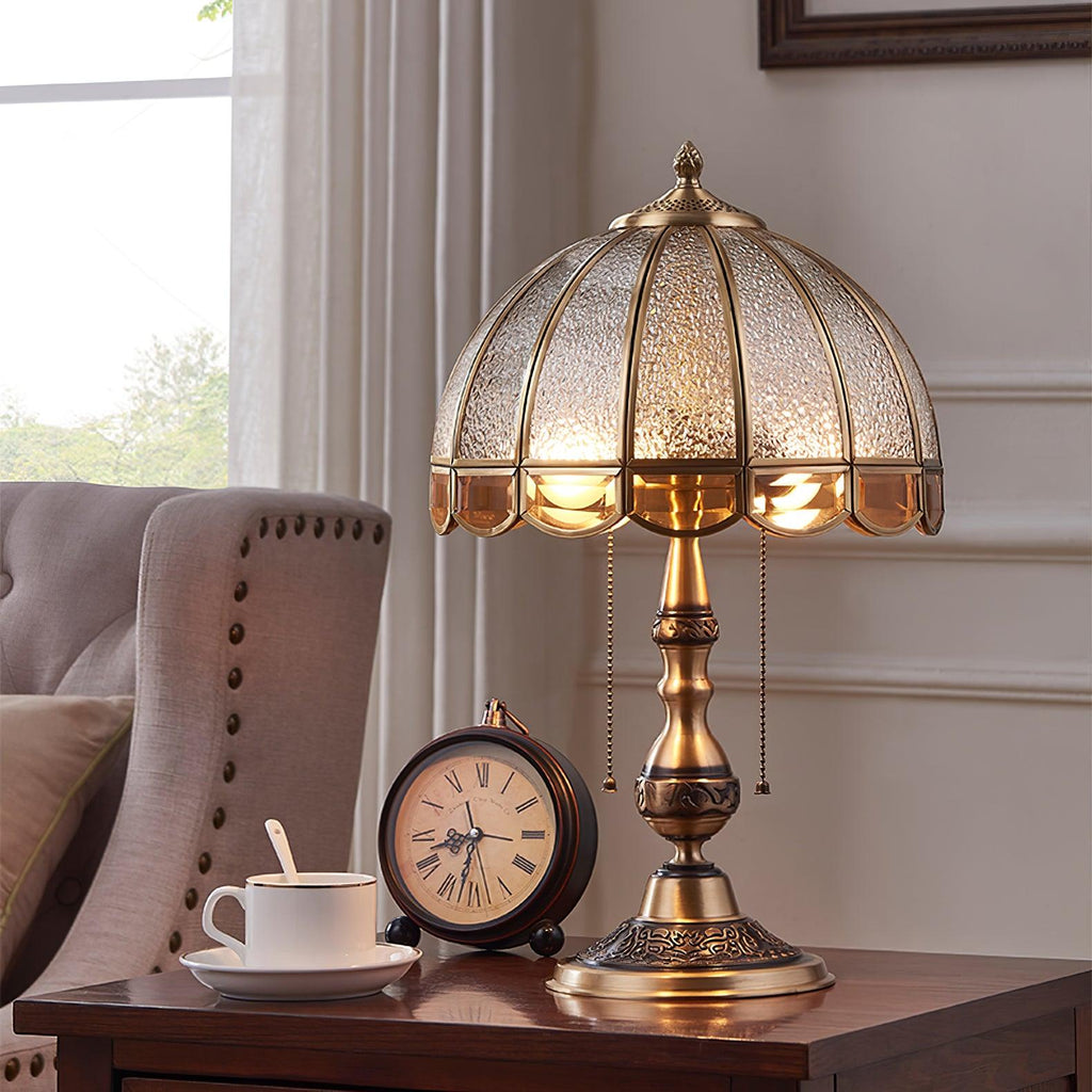 Glass Gold Table Lamp — Table Lamp | Maison Monashee — view 5