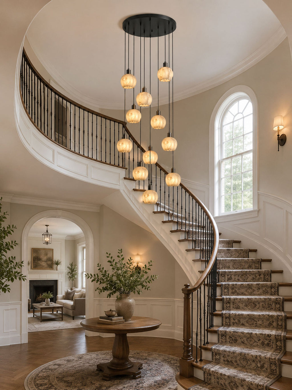White and Gold Pendant Light Kitchen — Pendant Light | Maison Monashee — view 8