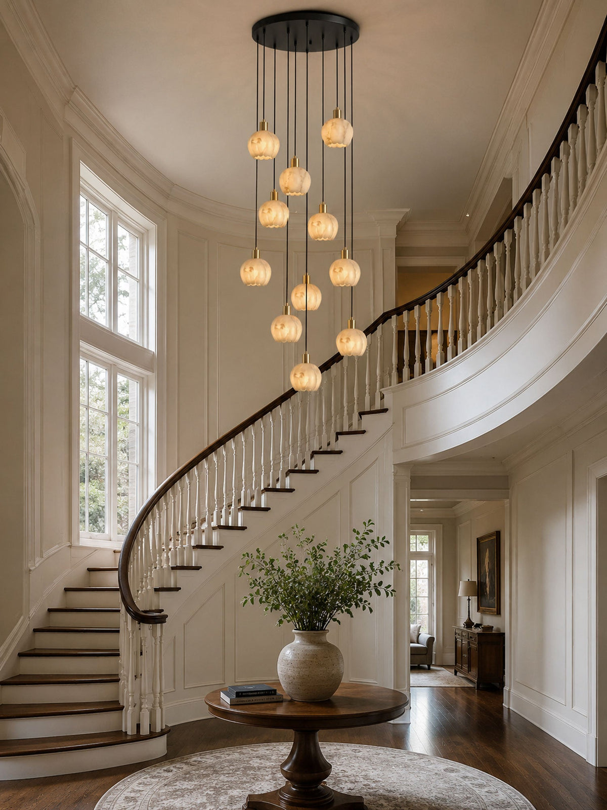 White and Gold Pendant Light Kitchen — Pendant Light | Maison Monashee — view 5