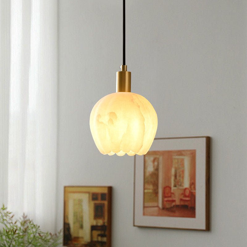 White and Gold Pendant Light Kitchen — Pendant Light | Maison Monashee — view 16