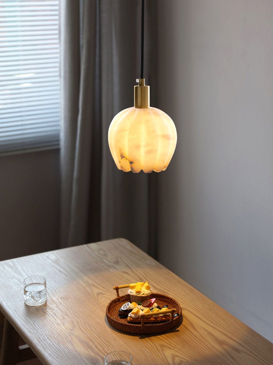 White and Gold Pendant Light Kitchen — Pendant Light | Maison Monashee — view 17