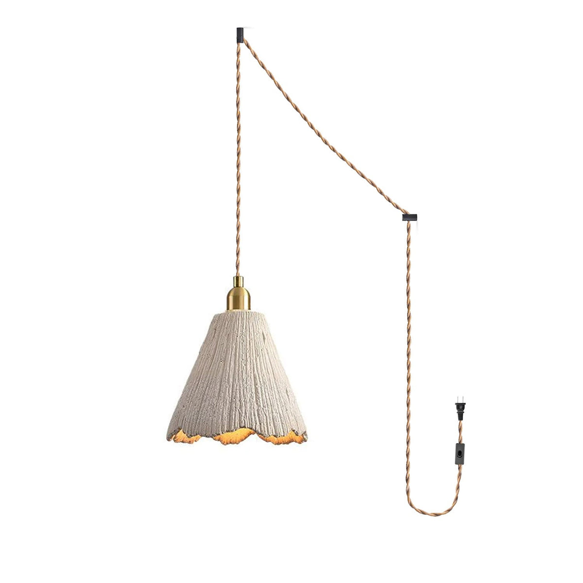 Gold Swag Light — Pendant Light | Maison Monashee — view 30