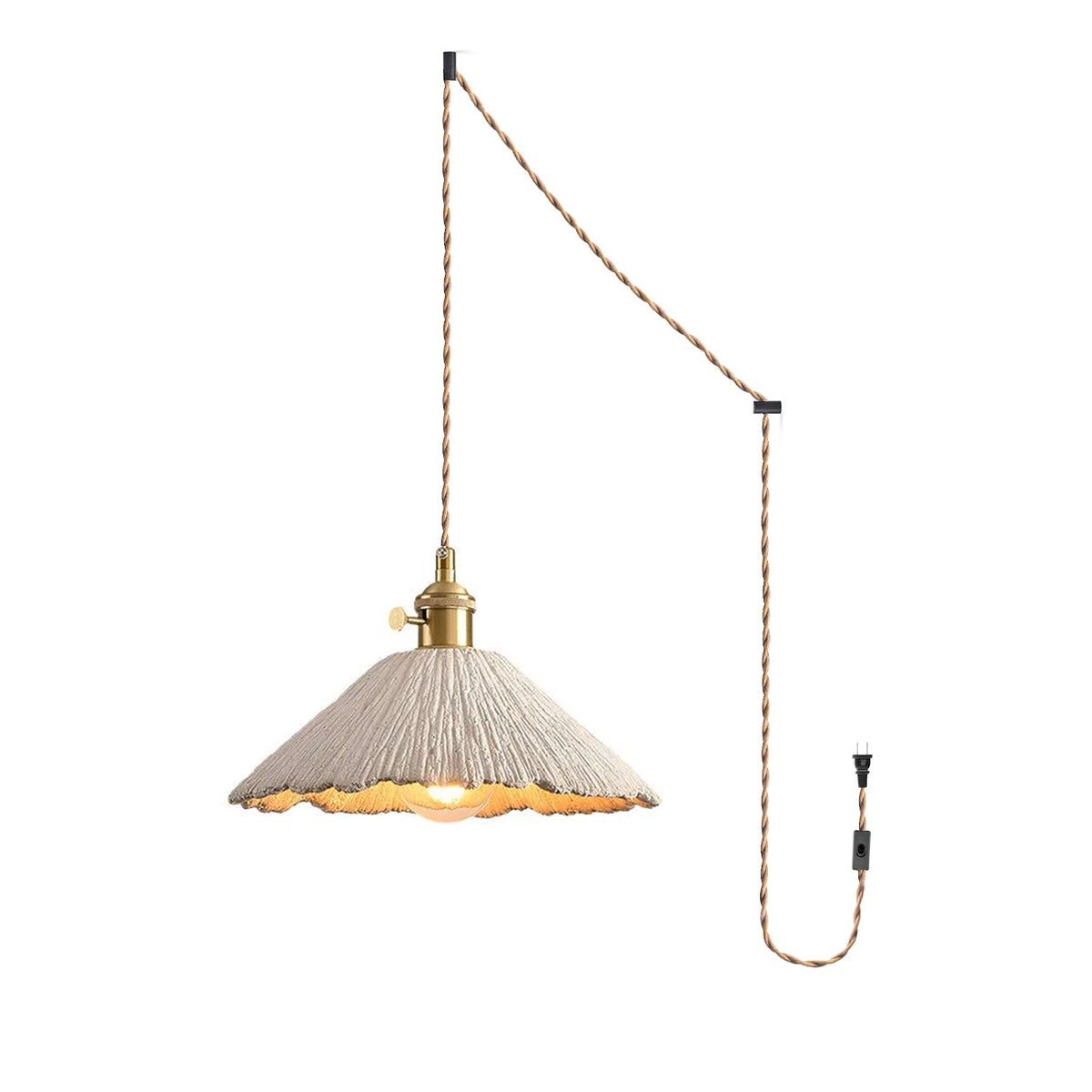Gold Swag Light — Pendant Light | Maison Monashee — view 28