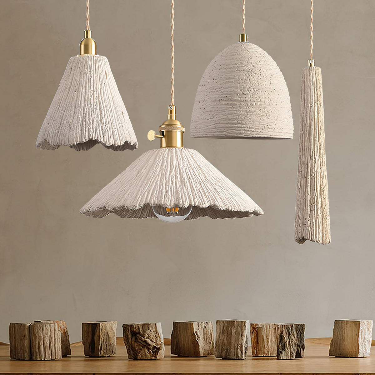 Gold Swag Light — Pendant Light | Maison Monashee — view 10